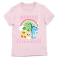 thumbnail image 1 of Moriah Elizabeth Characters Rainbow Girl's Pink Crew Neck Short Sleeve Tee-Large, 1 of 3