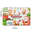 thumbnail image 3 of Entrance Door Mat, Happy Year Low Tradition Christmas Decor Welcome Doormat, Non-Slip Carpet Rugs Floor Mat, Merry Christmas Welcome Entrance, Winter Season Home Decor, Non-Slip Rubber Base,, 3 of 6
