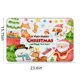 thumbnail image 3 of Fiudx Ofertas del día Felpudo de entrada con texto en inglés Merry Christmas, felpudo de bienvenida con decoración navideña de baja tradición y feliz año nuevo, alfombras antideslizantes para el su, 3 of 6