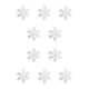 thumbnail image 3 of Copo de nieve colgante Bearachild decoración temática invierno 10Conjunto Pequeña, 3 of 6