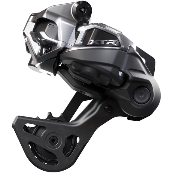 Shimano XTR RD-M9250-GS Di2 Wireless Rear Derailleur - 12-Speed, Medium Cage, Shadow ES, Black/Gray