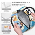 thumbnail image 6 of Lsque Bluey Print Lunch Bag, Insulated Lunch Box, Small Leakproof Cooler Food Lunch Containers Reusable High Capacity Lunch Tote Bags for Work, Travel, Outdoor, 6 of 8