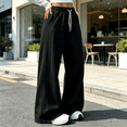 thumbnail image 7 of Akmaiox Wide Leg Sweatpants for Women, Plus Size Drawstring Waist Workout Joggers with Pockets, Casual Comfy Outdoor Hiking Pants, 7 of 7