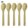 thumbnail image 2 of Joernso 5Pcs Wooden Handmade Long Handle Eating Cooking Soup Spoons Kitchen Utensil, 2 of 8