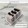 Foldable Storage Box Closet Dresser Drawer Divider Organizer Basket For