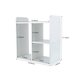 thumbnail image 3 of Desktop Shelf Freestanding Wood Small Bookshelf Desk Supplies Organizers and Accessories Storage Display Rack Office Decor for Women, Brown, 3 of 4
