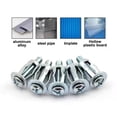 thumbnail image 4 of Jack Nuts 10PCS, M4 M5 M6 Expansion Screw Anchors with Bolts - Drywall Fasteners, Rivet Nuts for Hollow Wall, License Plate, Metal & Board Installation, Hardware Fixing Kit, 4 of 6