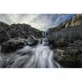 thumbnail image 1 of Posterazzi DPI12296399LARGE Stream Flows Over A Waterfall & Through The Rocks Along The Eastern Coast of Iceland - Iceland Poster Print by Robert Postma, 38 x 24 - Large, 1 of 1