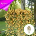 thumbnail image 1 of Violetas Artificiales Simuladas, Eucalipto Para Colgar En La Pared, Enredaderas Realistas En 3d, Decoracin Moderna Para El Hogar, Para Sala De Estar, Plantas Artificiales, Flores Falsas, UKHBMC, 1 of 9