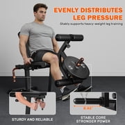 3 In 1 Leg Extension and Curl Machine, 440LB Adjustable Leg Curl Machine for Home Gym, Seated Leg Extension and Lying Curl Machine for Lower Body Workouts