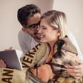 thumbnail image 2 of Wedding Anniversary Blanket Gifts for Him Her Wife Husband Men Women, Best Romantic Anniversary Marriage Gift for Couple Mom Parents, Happy Anniversary for Girlfriend Boyfriend Gifts Blanket 50"X 40", 2 of 7