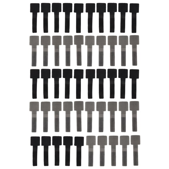Reusable Cable Ties-50 Pack Heavy-Duty Self-Adhesive Hook & Loop Tape, Multi-Purpose Cord Organizer for Home, Office