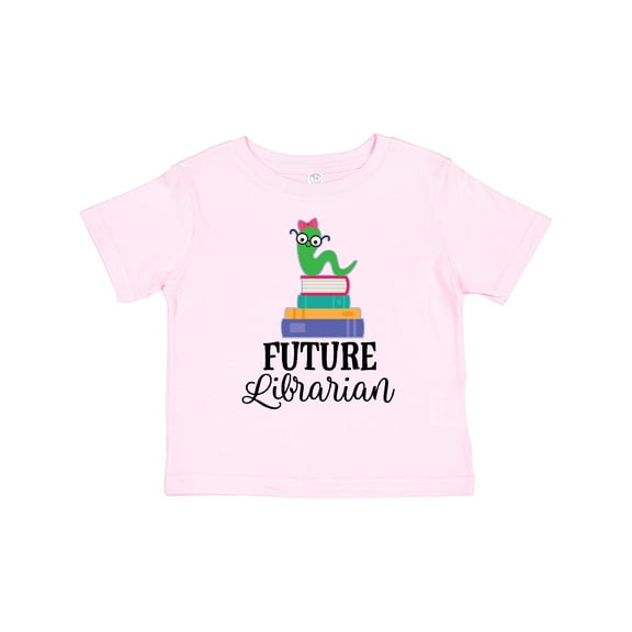 Inktastic Future Librarian Girls Reading Job Girls Toddler T-Shirt