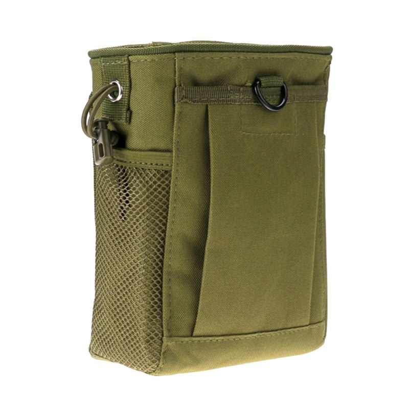 US Tactical Magazine Dump Drop Reloader Pouch Bag Military Small Molle Belt Bag 