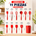 thumbnail image 2 of Juego Utensilios De Silicona 11 Piezas Resistentes Al Calor, 2 of 8