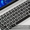 thumbnail image 3 of LAICAIW Keyboard Cover with Large Letters for HP 14 inch Laptop N4020 N4120 14-dq 14-fq 14-bf 14-cm 14-cf 14-df 14-dk 14-dh 14-ds 14-dq0020nr/dq0030nr/dq0040nr 14-fq1025nr 14-fq0033dx 14-dh2011nr -B, 3 of 7