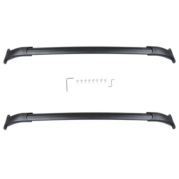 CCIYU Cargo Racks for Cadillac Escalade, for Chevy Suburban/Tahoe 2015-2020, for GMC Yukon 2015-2020 Rooftop Luggage Canoe Kayak Carrier Rack Black Roof Rack Cross Bar - Fits Side Rails Models ONLY