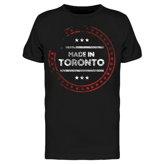 Grunge Made In Toronto Graphic T-Shirt Men -Image by Shutterstock, Male 3X-Large