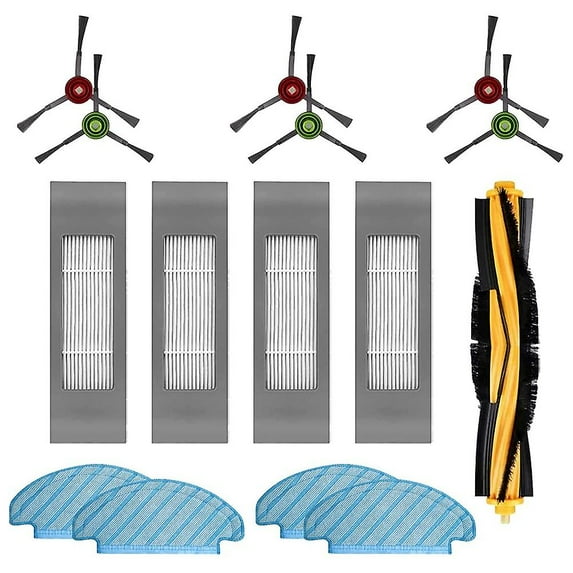 Hepa Filter Roller Brush Mop Cloth For Ecovacs Deebot Ozmo T8 Aivi