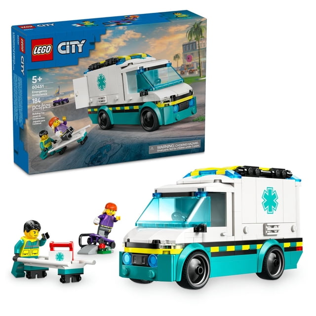 Set LEGO City Ambulancia de Emergencias Construible 60451