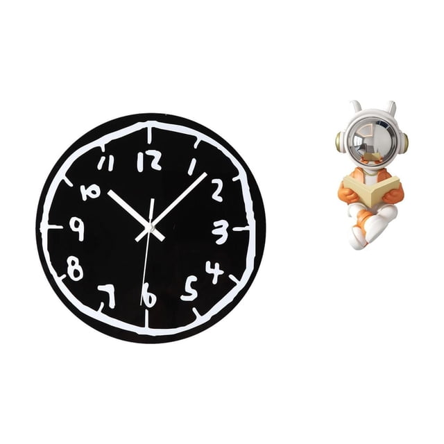 Escultura de reloj de pared de acrílico, arte minimalista moderno, estatua decorativa para interior, cocina, oficina, comedor, chimenea, me