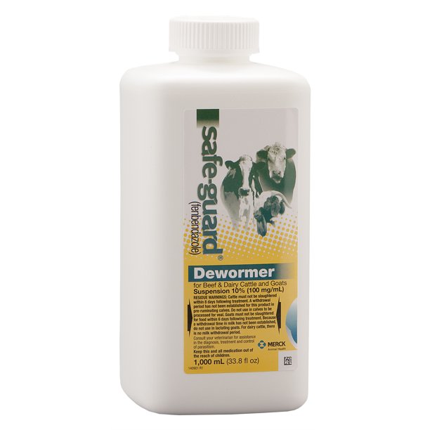 SafeGuard 10 Suspension Cattle and Goat Dewormer, 1000 mL (1 Liter