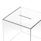 thumbnail image 3 of Alcancía transparente acrílica, caja de billetes de arte, caja de ahorro de dinero creativa transparente para barra, estantería, sala de estar, mesa, 18cmx18cmx18cm Sunnimix Hucha transparente, 3 of 7