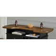 thumbnail image 6 of Homestyles Americana Black Wood Bar with Drawer and Wine Glass Storage, 6 of 10