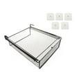 thumbnail image 1 of Estante de mesa extraíble debajo del gabinete, estante de almacenamiento debajo del cajón de la mesa para oficina Negro, 1 of 9