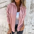 thumbnail image 5 of BAETEUY Spring Autumn Women Coat - Loose Solid Color Zipper Closure Long Sleeves Hooded Cardigan, 5 of 7