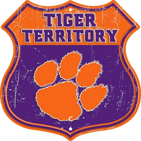 Tigers Sign - Clemson Tiger Territory Route Sign