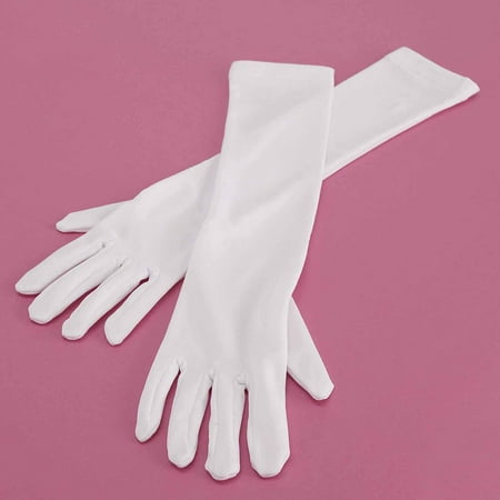 Long White Gloves Child Halloween Costume Accessory