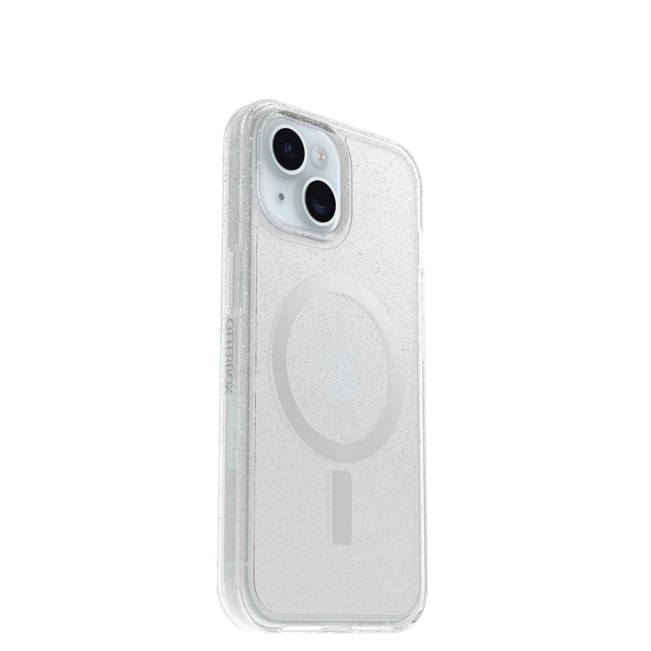 OtterBox Symmetry Series Case with MagSafe for Apple iPhone 17e, iPhone 16e, iPhone 15, iPhone 14, iPhone 13 - Silver