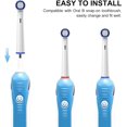 thumbnail image 5 of Glaciersei Toothbrush Heads Compatible with Oral B, 8 Pack Professional Electric Toothbrush Replacement Heads Medium Soft Dupont Bristles Precision Clean Brush Heads Refills, 5 of 5