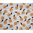 thumbnail image 4 of oneOone Polyester Lycra Orange Fabric Leaves & Fruit Block Diy Clothing Quilting Fabric Print Fabric By Yard 56 Inch Wide, 4 of 4