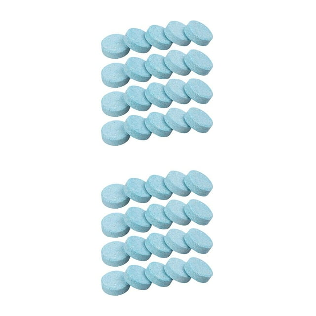 Maytalsory 20pcs Solid Washer Glass Cleaning Washing Tools Detailing Car Kitchen Tablets Window Cleaners Universal Supplies 2Set