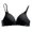 Black, variant on Danyang Wirefree Bra Triangle Cup Thin Strap Seamless Light Lined Comfort Ladies Underwear Daily Use,Grey,XL