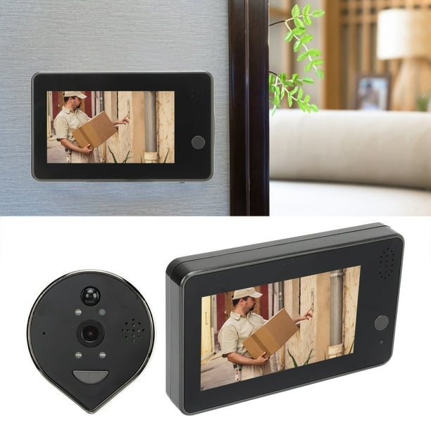 Cámara De Timbre Con Vídeo, Gran Angular De 170 Para Visor De Puerta Digital Inteligente Tuya Para Edificio De Oficinas Para El Hogar