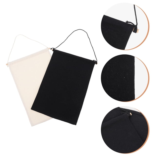 WRISTBIQUE 2 Pcs Bannière d'Exposition d'Épingles Noire pour Rangement Mural d'Insignes et de Broches