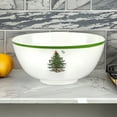 thumbnail image 4 of Spode Christmas Tree Melamine Deep Bowl - Large 11-Inch Round Serving Bowl for Salad, Pasta, Side Dishes - Festive Holiday Tableware - Shatterproof, Indoor/Outdoor Use, Dishwasher Safe, 4 of 5