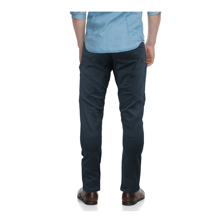 Men's Slim-Fit Cargo Pants, Flex Stretch Tactical Casual Pant for