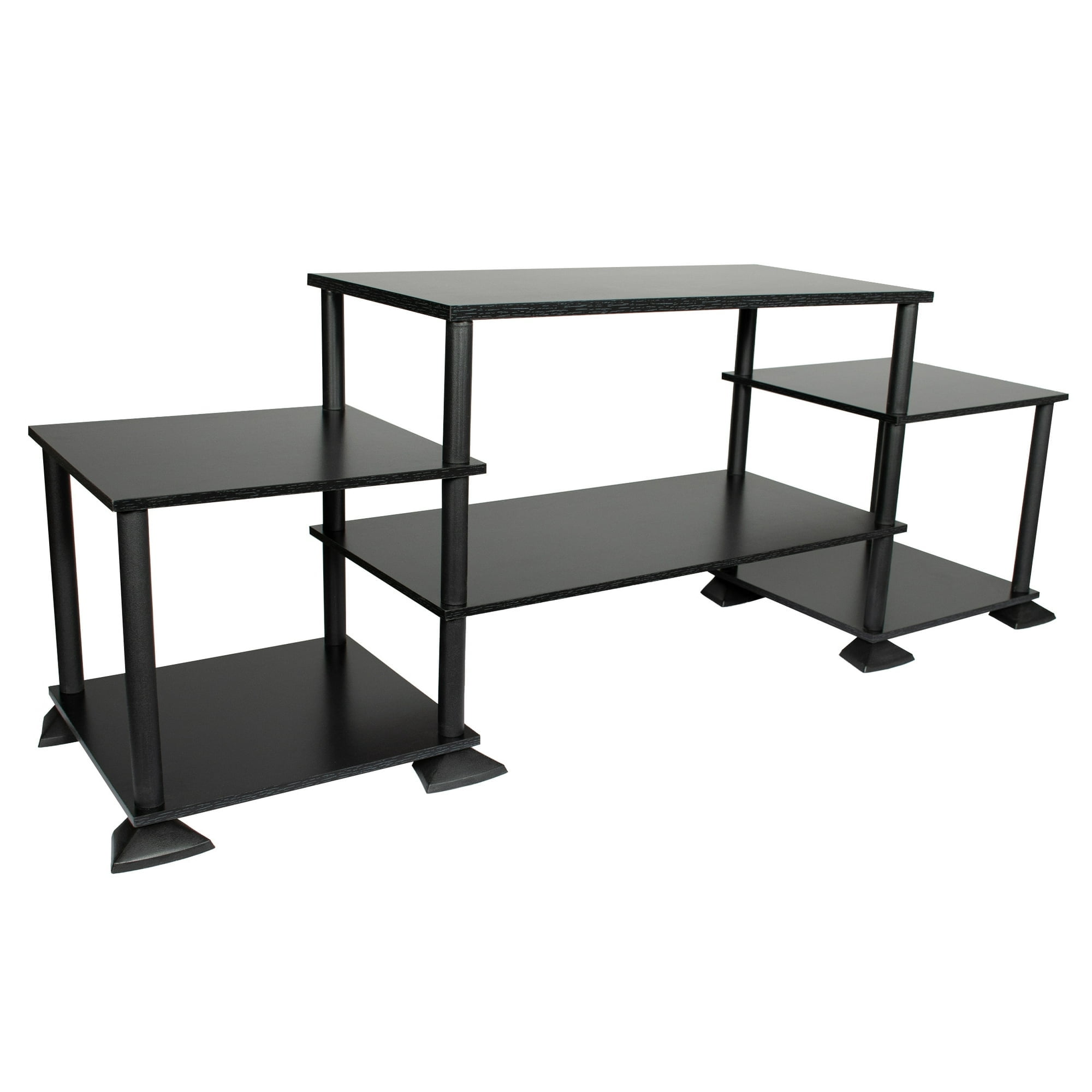 Mainstays No Tools TV Stand for TVs up to 40", True Black Oak Finish