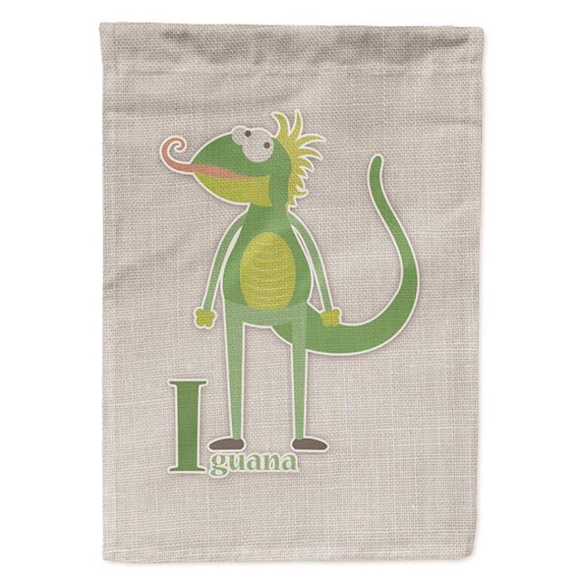 Carolines Treasures BB5734GF Alphabet I for Iguana Garden Size Flag