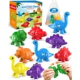 thumbnail image 1 of Juguetes Walenty para aprender el alfabeto de dinosaurios, 26 unidades, para 2 a 4 años, 1 of 6