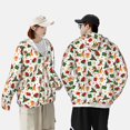 thumbnail image 4 of Fotbe Christmas Hat Cute Puppy Chaqueta con Protección Solar UPF 50+ para Hombre y Mujer, Camisa con Capucha y Bolsillos-Medium, 4 of 7
