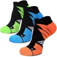 thumbnail image 1 of No Show Running Athletic Anti-Blister Wicking Coolmax Socks, Seamless Anti-odor, 1 of 6
