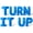 Blue, variant on Letter Balloons - TURN IT UP 16" Inch Alphabet Letters Foil Mylar Balloon Bachelorette Party Banner (Gold)