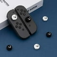 thumbnail image 2 of GeekShare 4PCS Nintendo Switch Thumb Grips, Soft Silicone Joystick Caps for Nintendo Switch/OLED/Lite - Greedy Ghost, 2 of 10