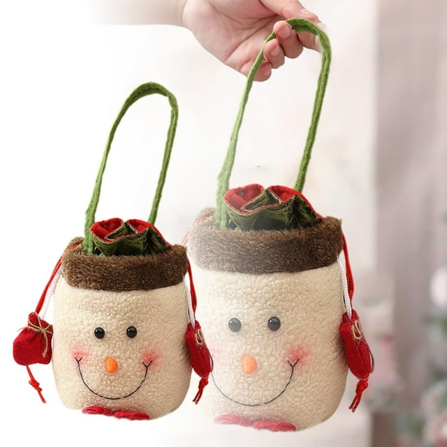 Event & Party Supplies Holiday Party Celebrations and Festive Bags with Drawstring Closure Design