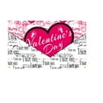 thumbnail image 1 of Happy Valentines Day 71x43 Inch | Valentines Day Backdrop for Valentines Day Decor | Valentines Backdrop for Valentines Banner Decorations, 1 of 5